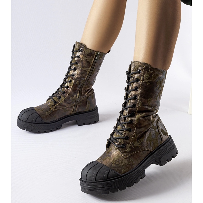 Zelene izolirane maskirne radne čizme iz Cardinalea zelena 2