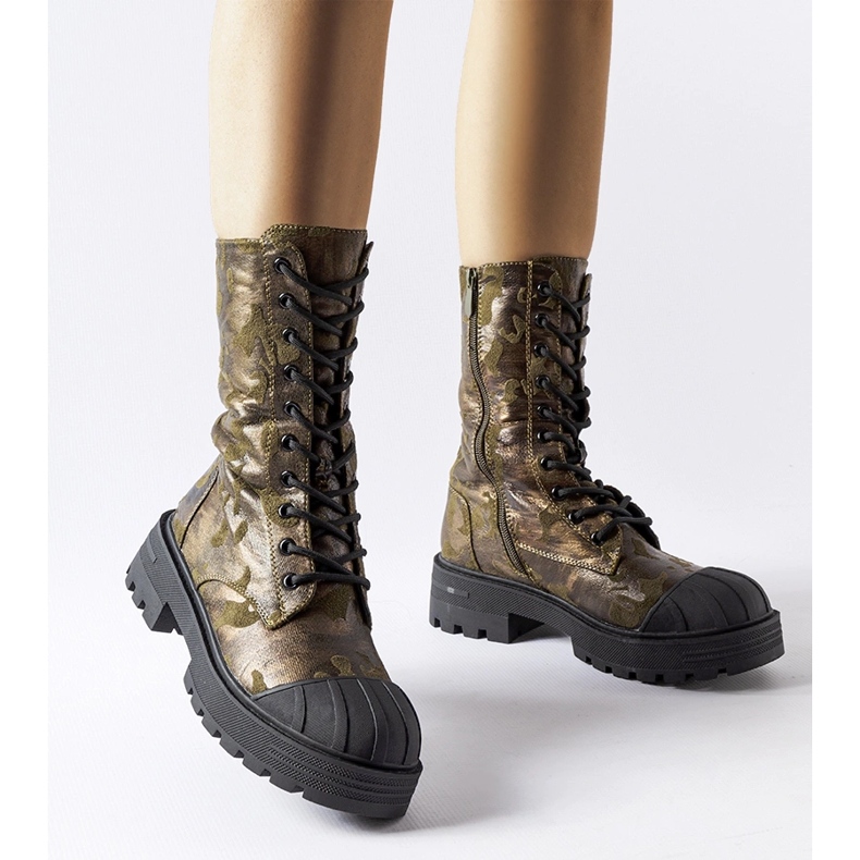 Zelene izolirane maskirne radne čizme iz Cardinalea zelena 1