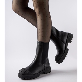 Inna Crne klasične izolirane čizme Porcigatone crna 1