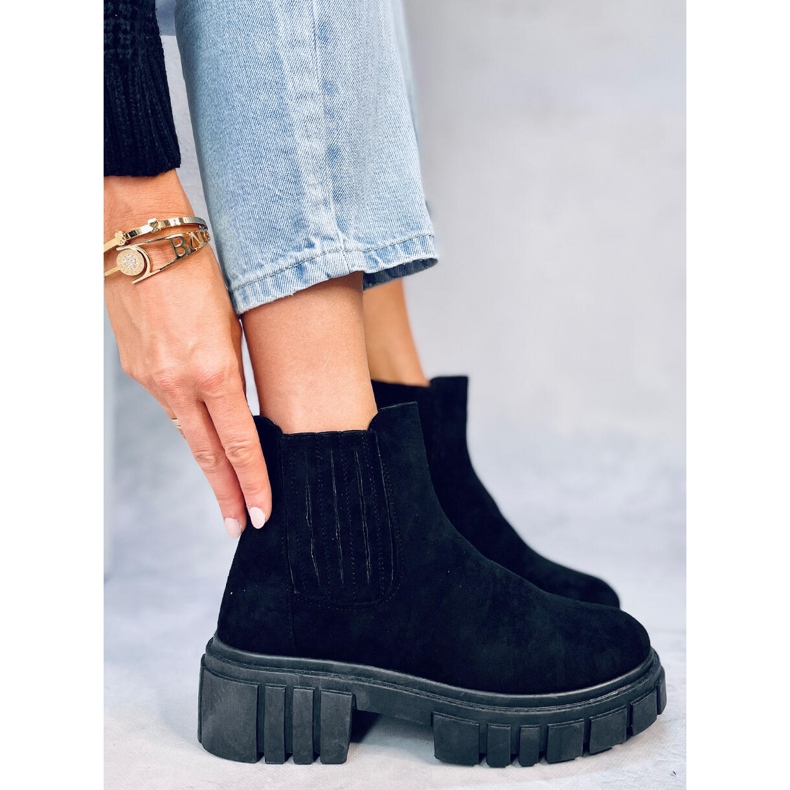 Leigh crne ženske Jodhpur čizme crno 2