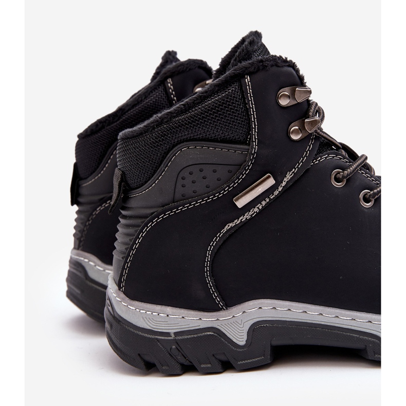 Mckeylor Muške izolirane planinarske čizme crne Raisah 19455 crno 2