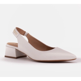 Marco Shoes Bijele sandale s mlaznicama bijela 1