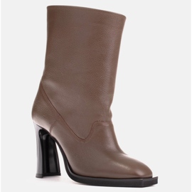 Marco Shoes Gležnjače od meke kože smeđa 1