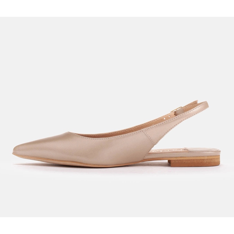 Marco Shoes Sandale od prirodne kože u zlatnoj boji 1965P-1232-1 bež zlatni 2