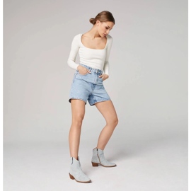 Marco Shoes Kaubojske čizme od antilopa s ukrasnim šavovima 2188B-1281-045-1 plava siva 1