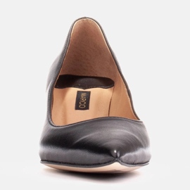 Marco Shoes Elegantne štikle s nižom petom crno 1