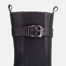 Marco Shoes Visoke čizme sa širokom gumom crna 1