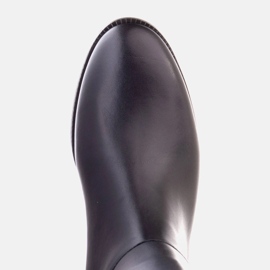 Marco Shoes Čizme za jahanje s nitnama crno 10