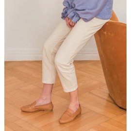 Marco Shoes Mokasinke bez postave smeđa 1