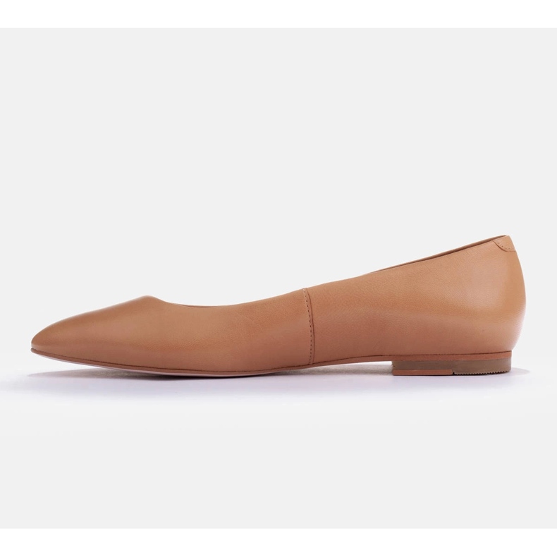 Marco Shoes Balerinke od meke kože smeđa 2