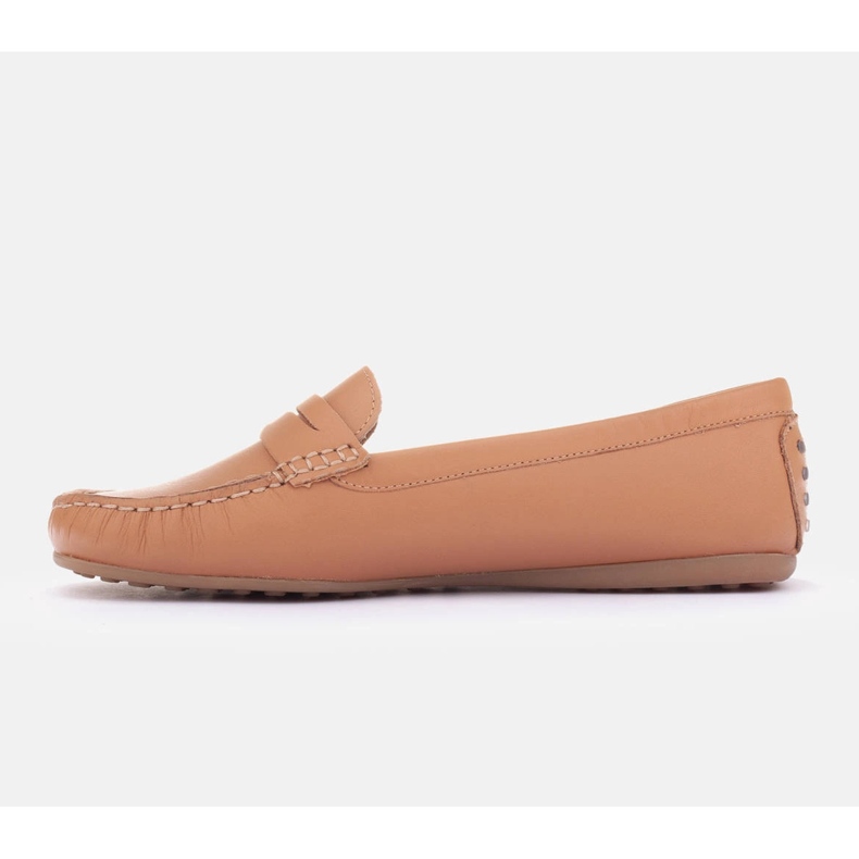 Marco Shoes Loaferice s fleksibilnim potplatom bež 2