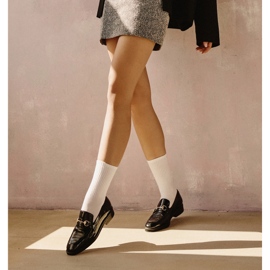 Marco Shoes Polirane mokasinke crna 1