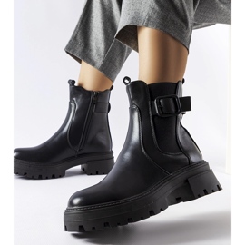 Crne izolirane čizme Parolise crno 1