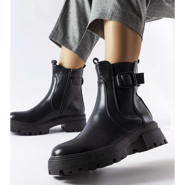 Crne izolirane čizme Parolise crna 1