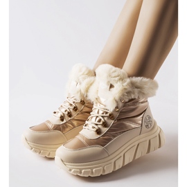 Zlatne čizme za snijeg Lee Cooper LCJ-23-44-1953L zlatna 1