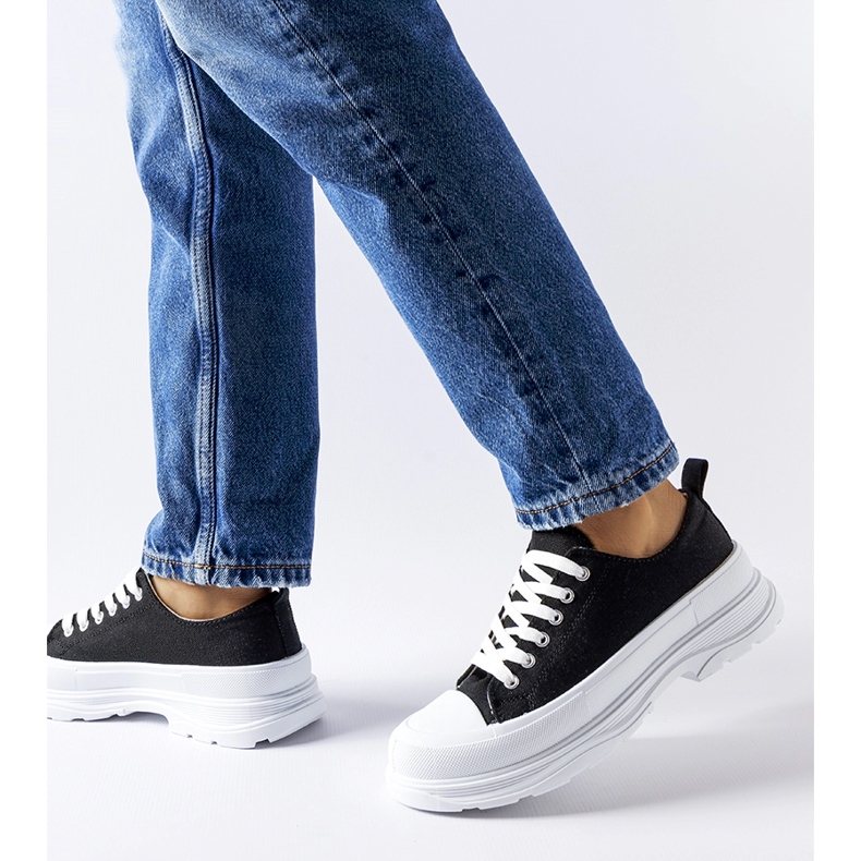 Crne tenisice sa sportskim potplatom Bettole crno 2