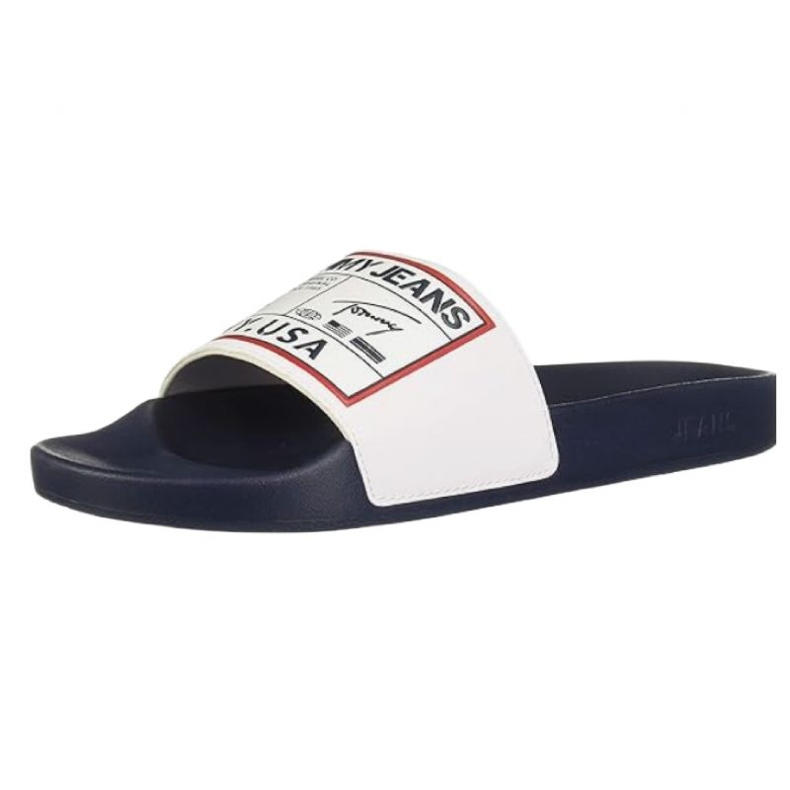 Tommy Hilfiger Tommy Jeans Patch Pool Slide M EM0EM00470 japanke bijela 1