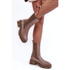 Ženske Chelsea čizme 2693/230 Laura Messi smeđa 1