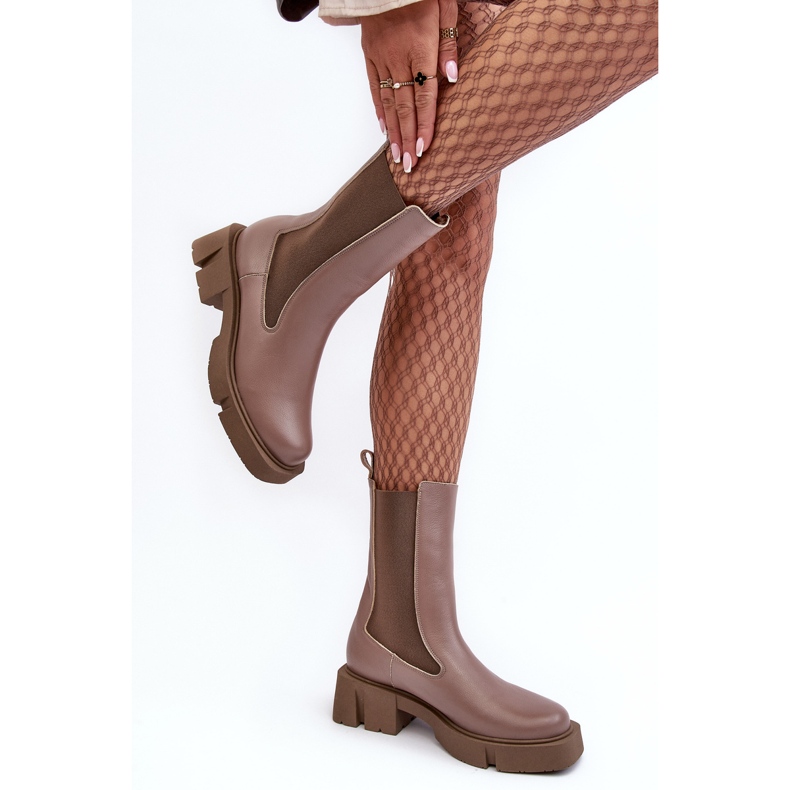 Ženske Chelsea čizme 2693/230 Laura Messi smeđa 1