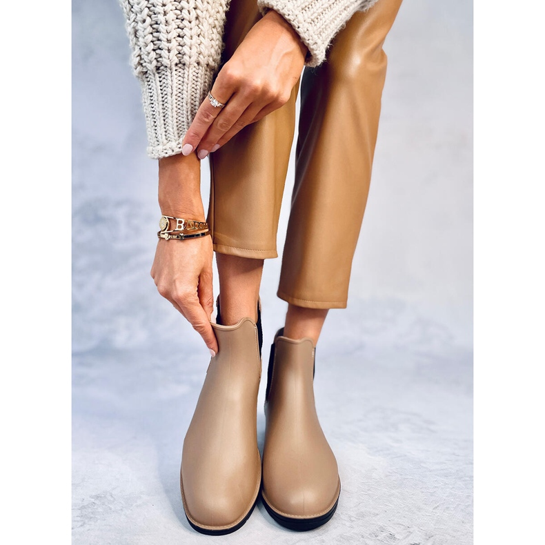 Ženske galoše Jodhpur Foxy Khaki bež 2