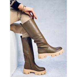 Hewes Army Green debele čizme zelena 2