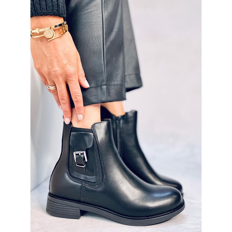 Boone crne ženske Chelsea čizme crno 1