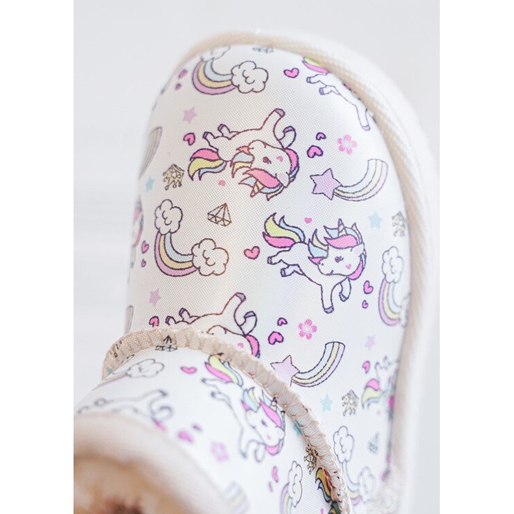 Dječje čizme za snijeg s uzorkom Bež Elenet 1