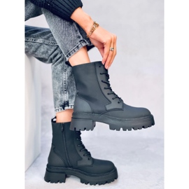 Tamar Crne čizme na vezanje crno 2