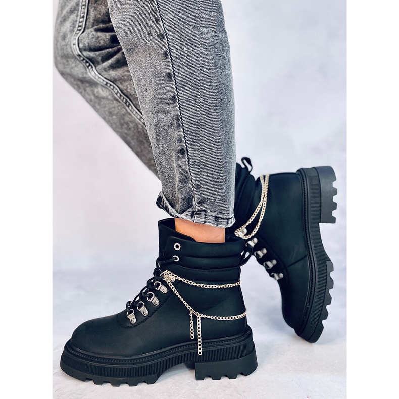 Hudson crne trapper čizme crno 2