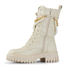 Bež ženske torbe sa odvojivim ukrasom 1