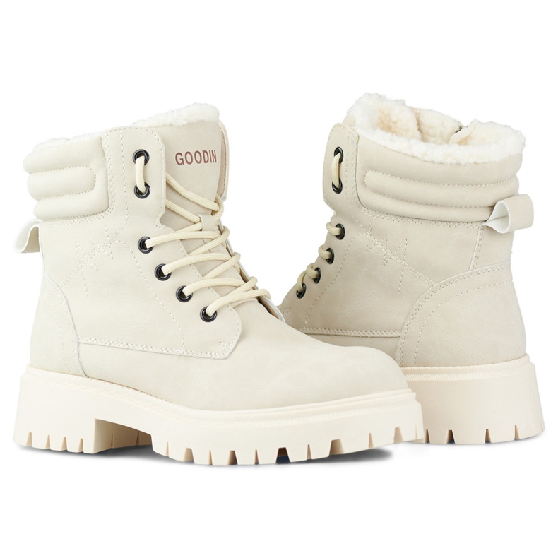 Bež izolirane ženske planinarske čizme 1