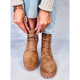 Čizme na vezanje Vecna ​​​​Khaki smeđa 1