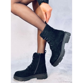 Zoe Black radnice na vezice crna 2