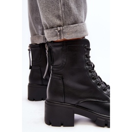 Vinceza Ženske izolirane radničke čizme s patentnim zatvaračem, crne, Evrarda crno 1