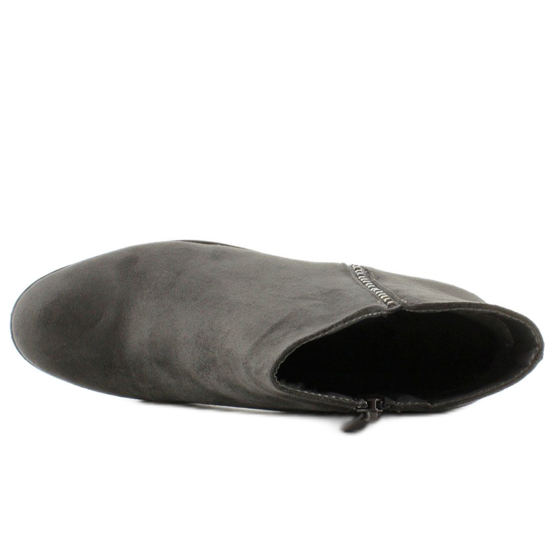 Chelsea čizme od antilopa sa JK25 sivim kamenjem siva 2