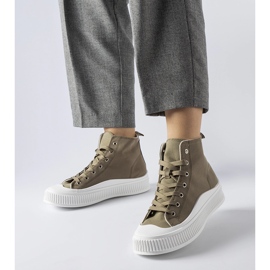 Zelene Guerrino tenisice s visokom platformom zelena 1