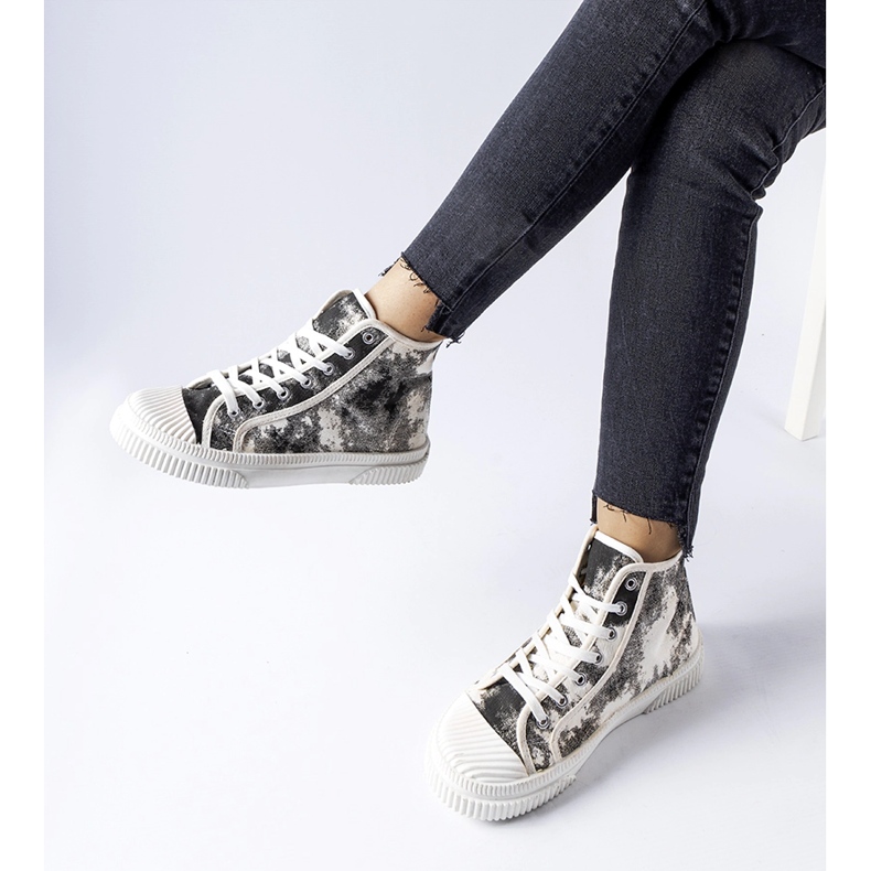 Inna Turistico crne otrcane tenisice crno 1