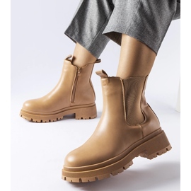 Bež izolirane klasične Olmedo čizme 1