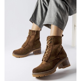 Smeđe gležnjače na vezanje iz Clementine smeđa 1