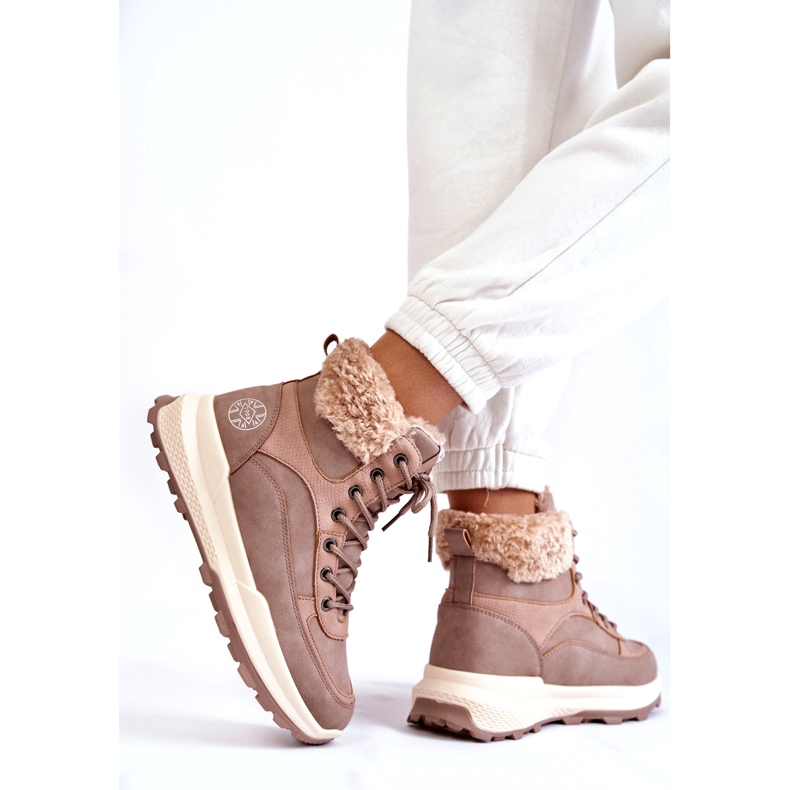 Ženske izolirane čizme Lee Cooper LCJ-22-44-1363 Pink ružičasta 4