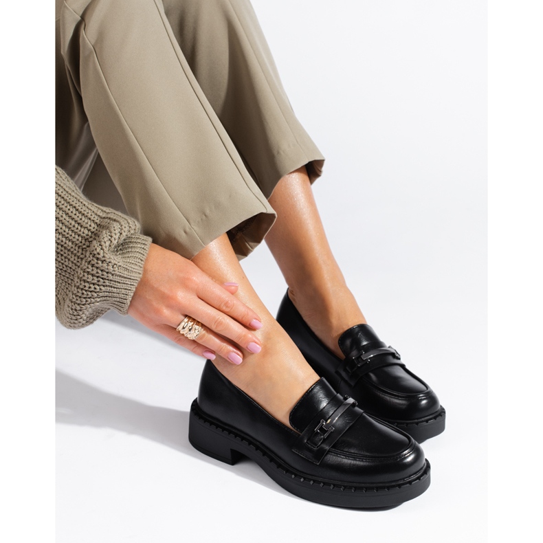 W. Potocki Crne elegantne ženske cipele Potocki crna 1