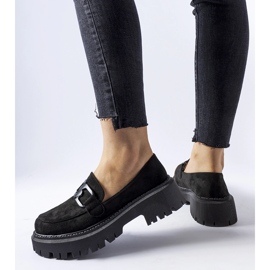 Black Worth mokasine od eko antilop kože crna 1