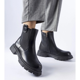 Crne klasične Giacinta gležnjače crna 1