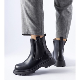 Crne klasične Giacinta gležnjače crna 2