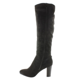 Visoke potpetice s resama H615 Crna crno 1