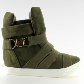 Tenisice s gumenim prugama F-215 Olive zelena 1