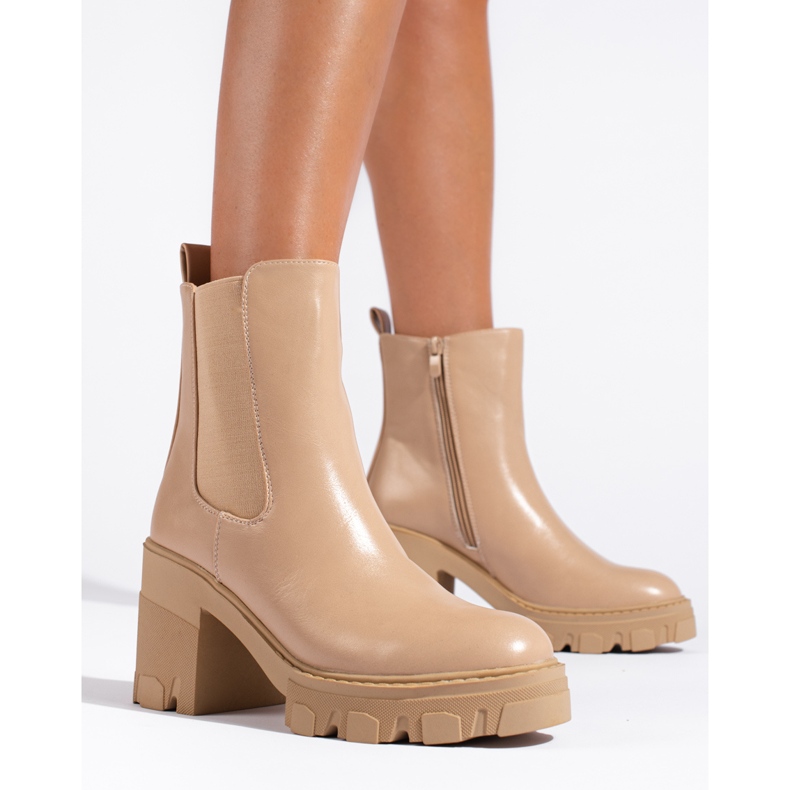 Ženske gležnjače Shelovet, bež 1