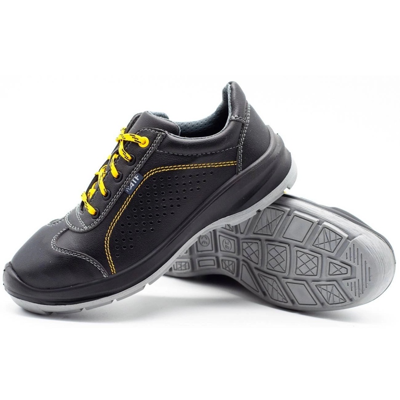 ŁUKPOL Techwork 1128P muške radne cipele, crne crna 3