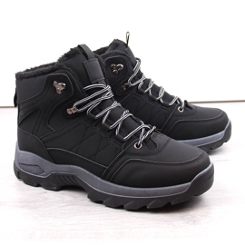 Muške izolirane zimske visoke čizme, crne crno 1