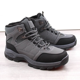 Muške izolirane zimske visoke čizme, sive siva 1